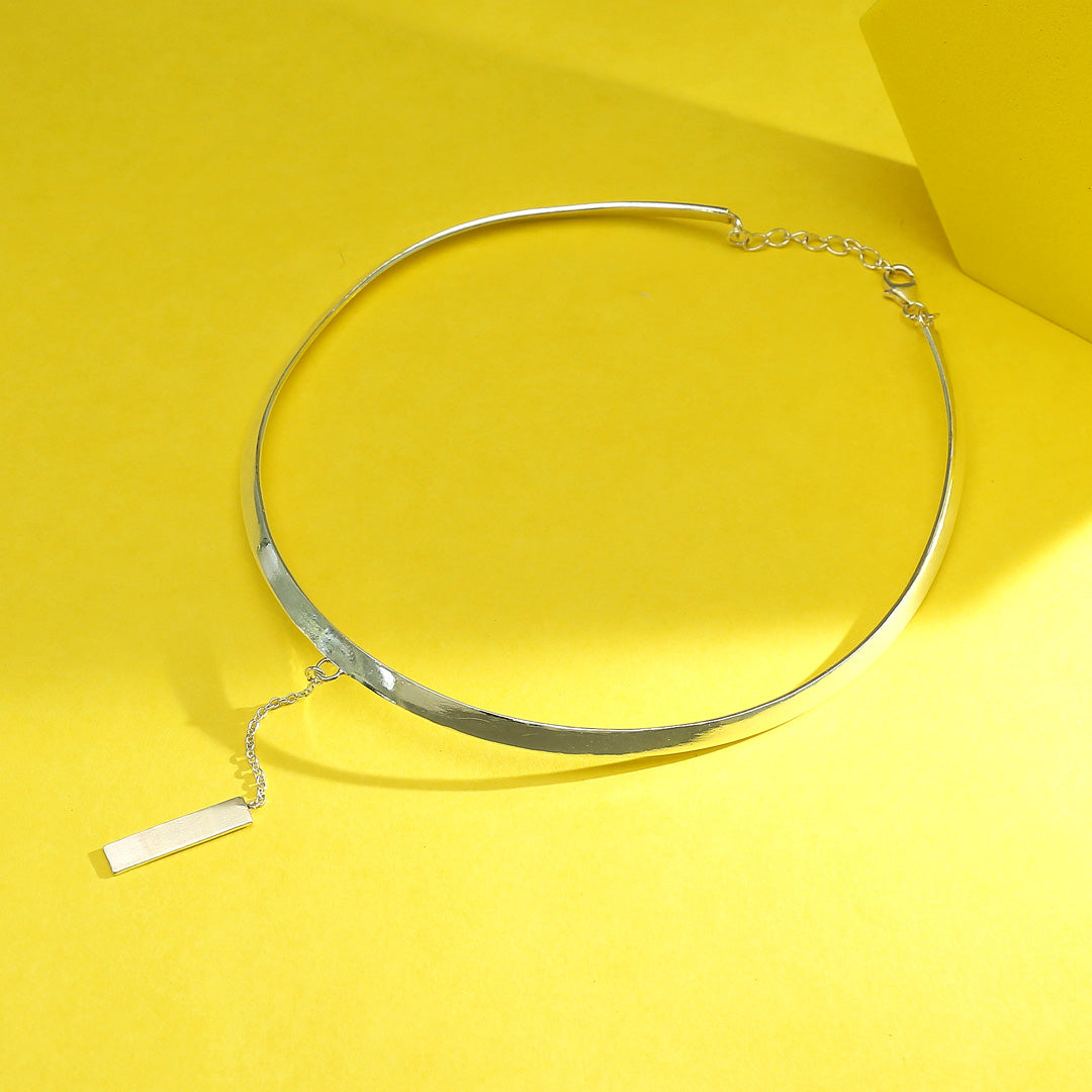 Linear Mist 916 Silver Anklet For Woman