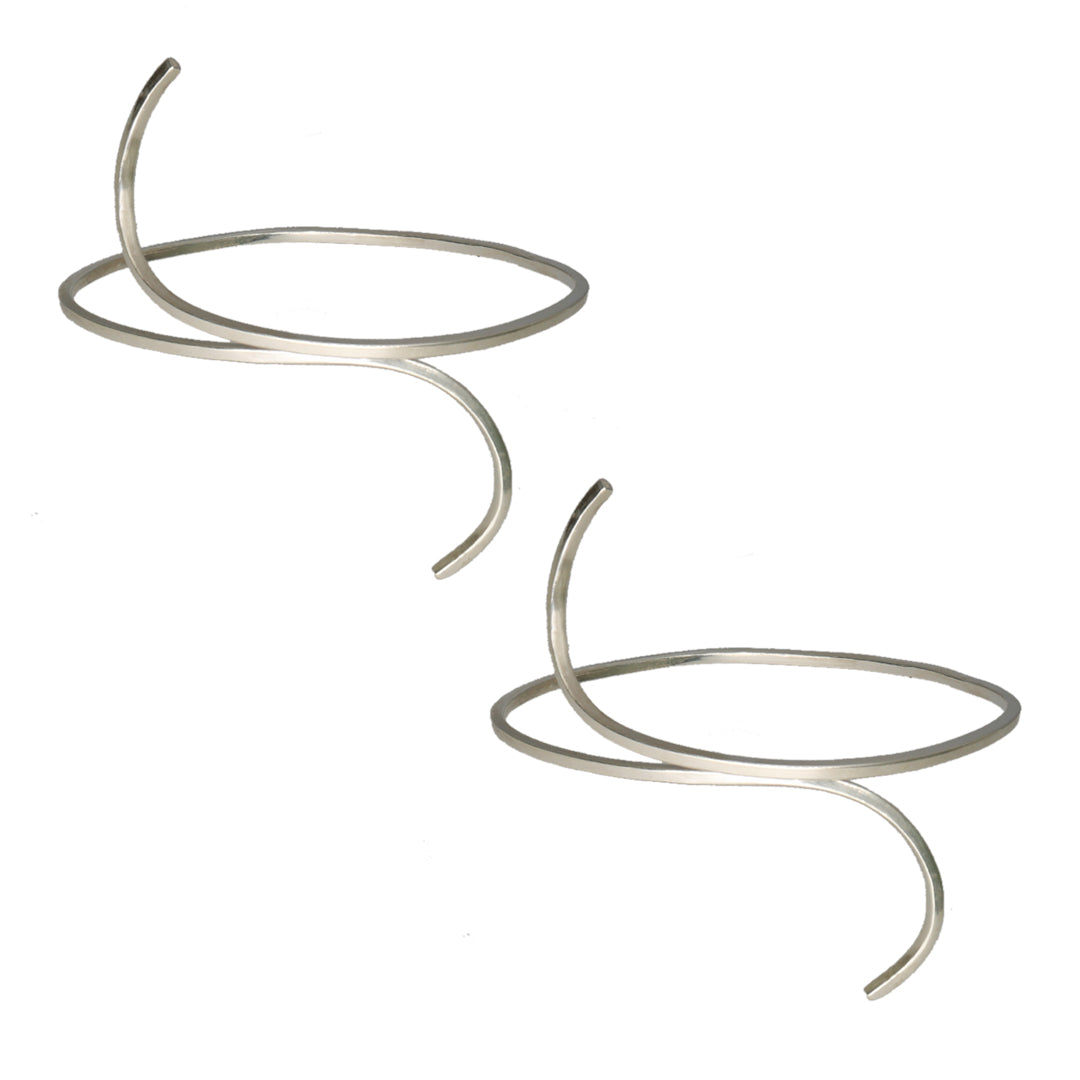 Ripple Edge 916 Silver Anklet For Woman