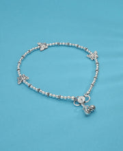 Butterfly Silver Anklet