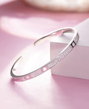 Studed Bangle Bracelet In Sterling Silver