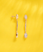 Minimalist Silver Earrings With A Delicate Design For Party Wear
