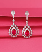 Radiant Gleam Silver Earrings