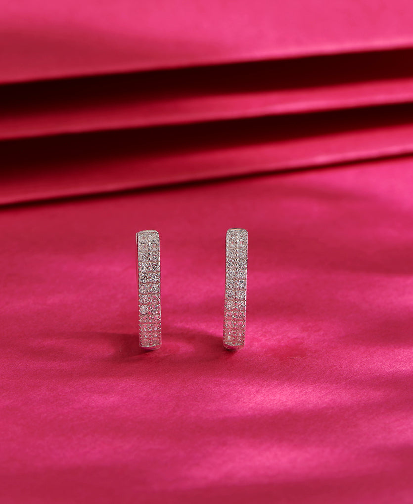 Whispering Charm Silver Earring