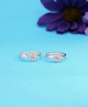 Modern Myst Silver Toe Ring