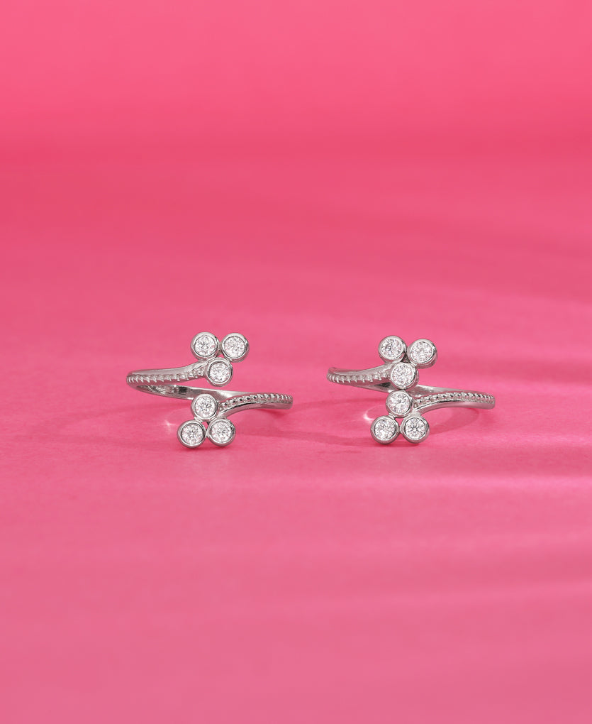 Minimalist Adornment Silver Toe Ring
