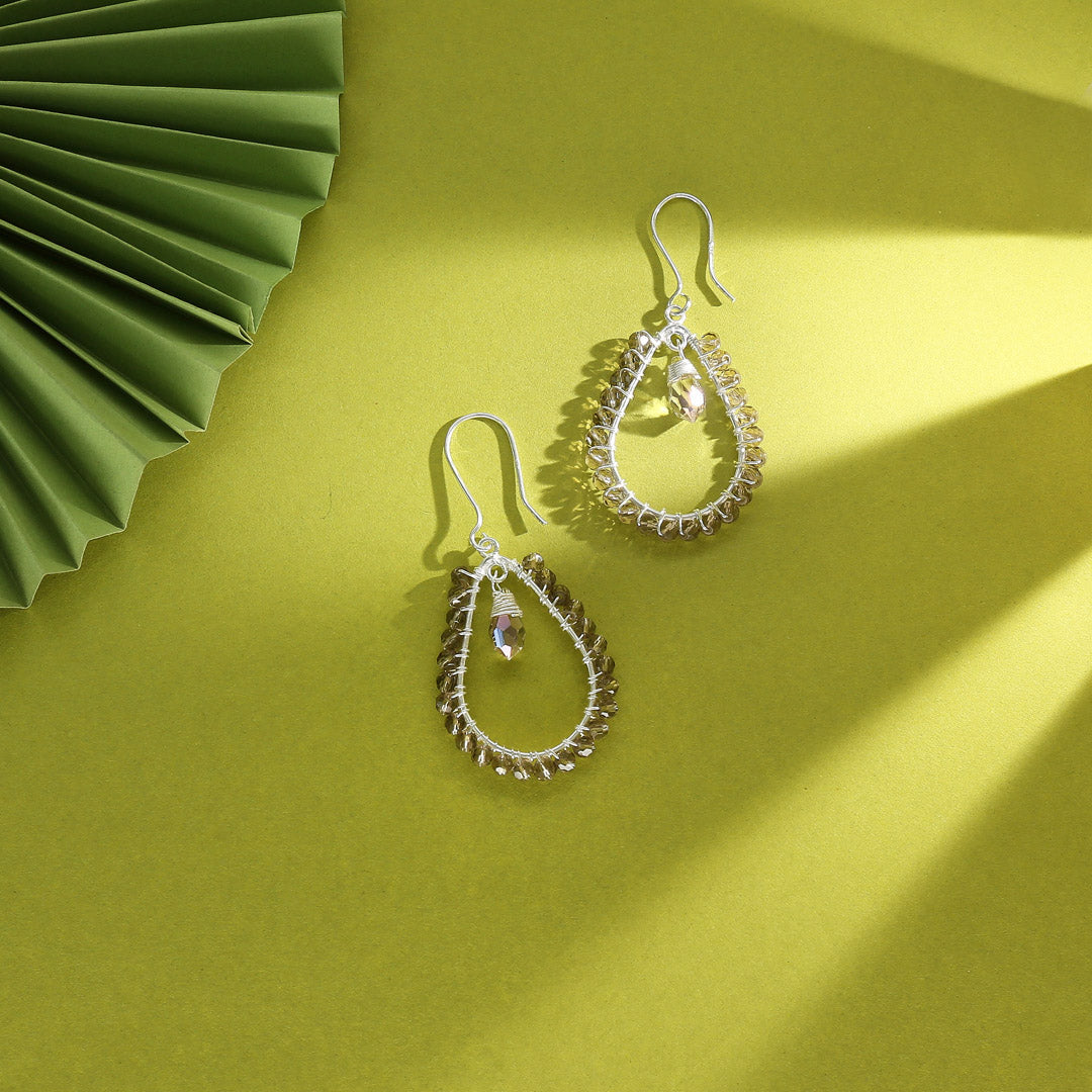 Radiance Loop Drop & Danglers Silver Earring