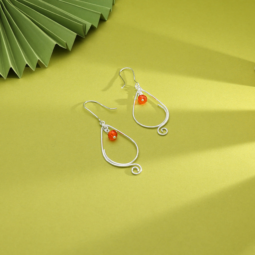 Sunflare Loop Drop & Danglers Silver Earring