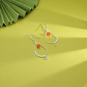 Sunflare Loop Drop & Danglers Silver Earring