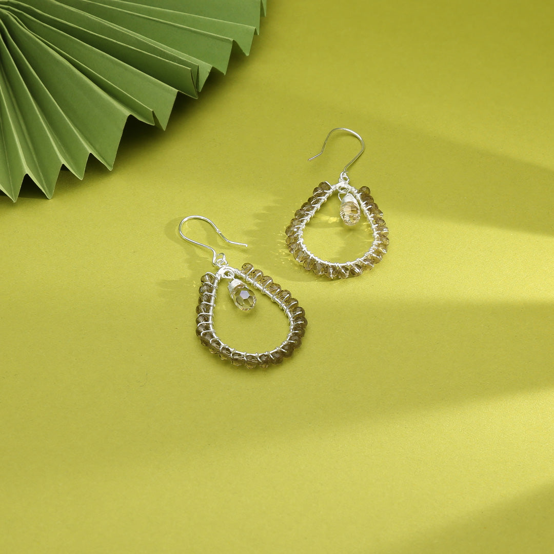 Radiance Loop Drop & Danglers Silver Earring