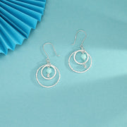 Moon Mist Drop & Danglers Silver Earring