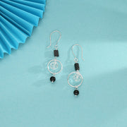 Lunar Eclipse Drop & Danglers Silver Earring