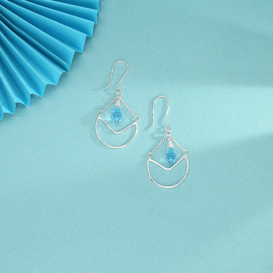 Sky Mirage Drop & Danglers Silver Earring