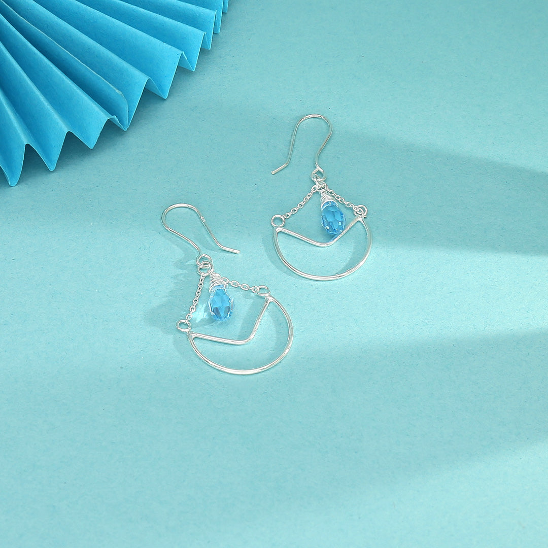 Sky Mirage Drop & Danglers Silver Earring