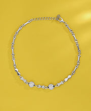 Twilight Grace Silver Anklets