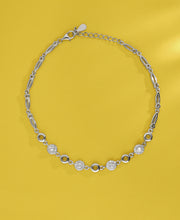 Mystic Mirage Silver Anklets