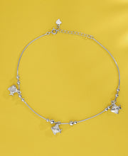 Cute Charm Silver Anklets