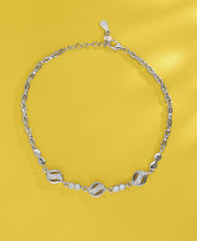 Subtle Shine Silver Anklets
