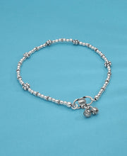 Flower Silver Anklet