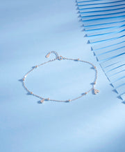 Heart's Desire Silver Anklet