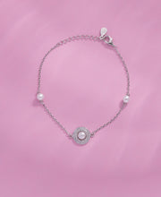 Minimalist Peral And Stone Studed Bracelt