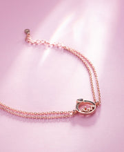 Silver Bracelet With Engagment Ring And Love