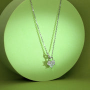 Locked Heart Silver Necklace