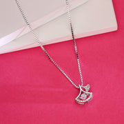 Urban Petals Silver Necklace