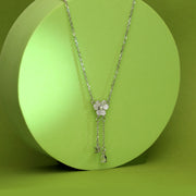 Blooming Flower Silver Necklace