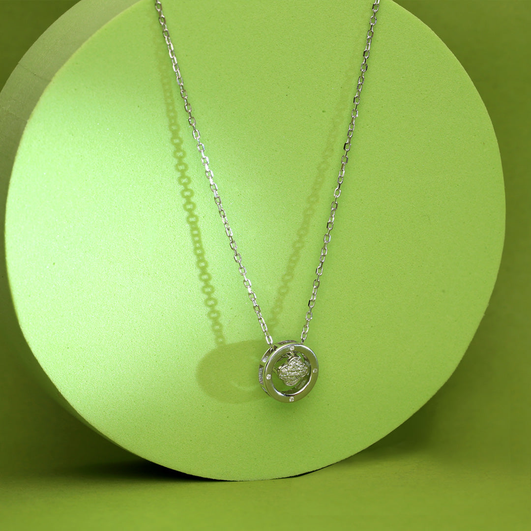 Forever Clover Silver Necklace