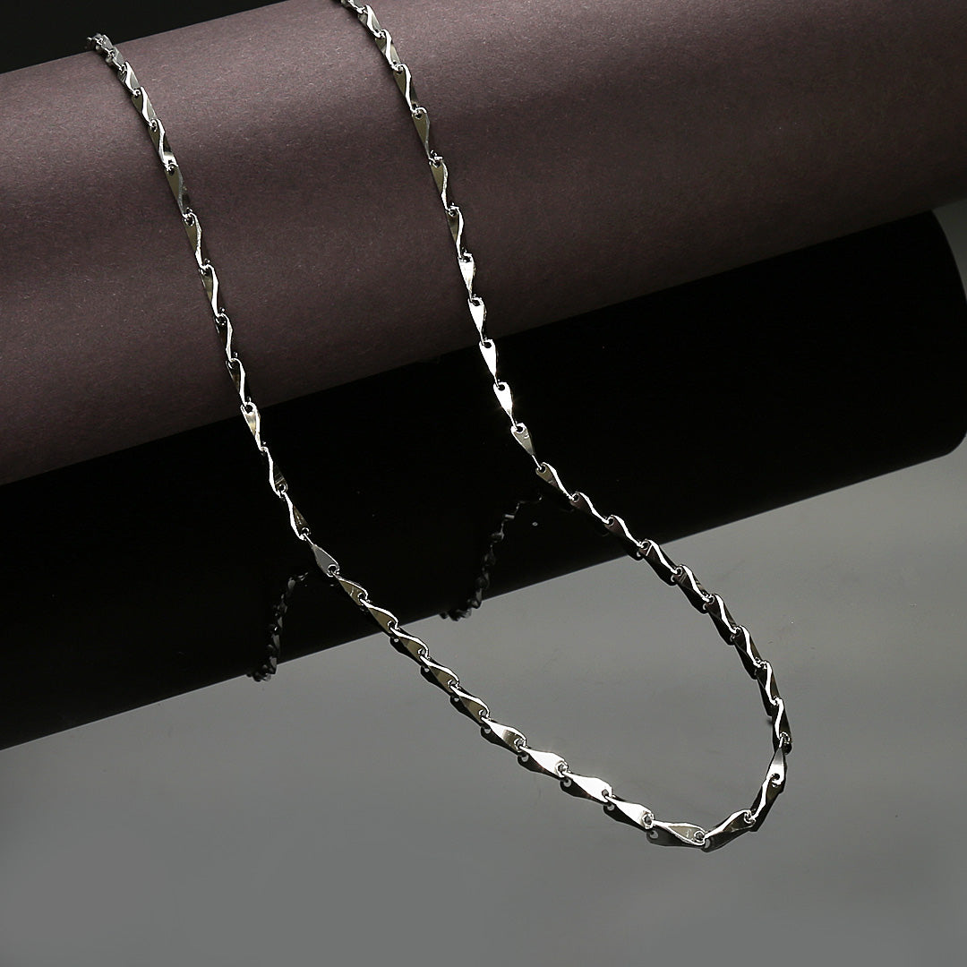 Royal Edge Mens Silver Chain
