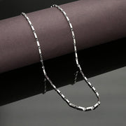 Unwavering Fortitude Mens Silver Chain