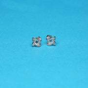 Interwoven Nova Silver Stud Earrings