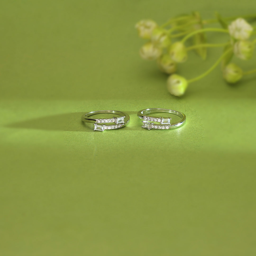 Bright Stones Silver Jodvi