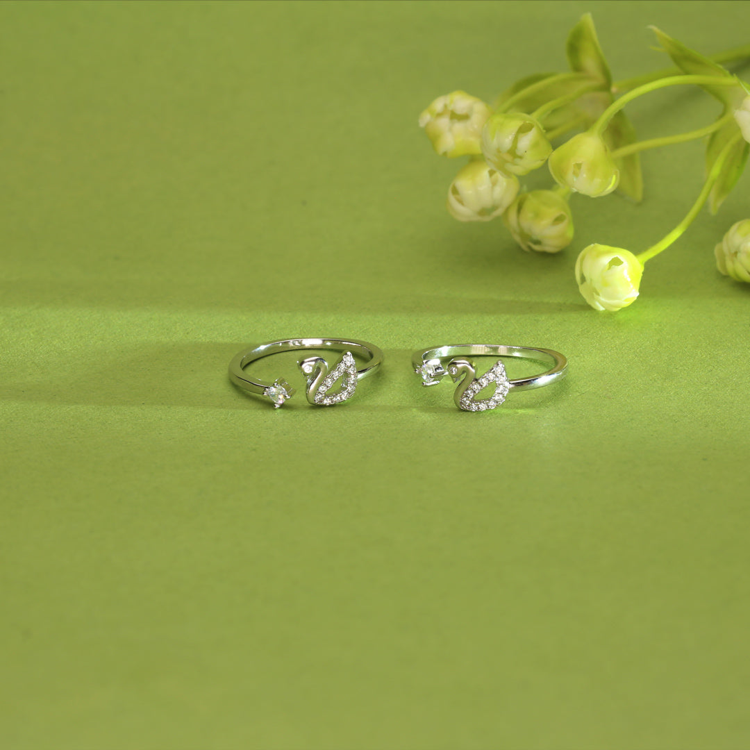 Swans of Peace Silver Jodvi