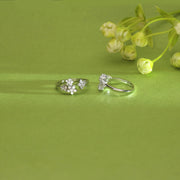 Floral Bouquet Silver Jodvi