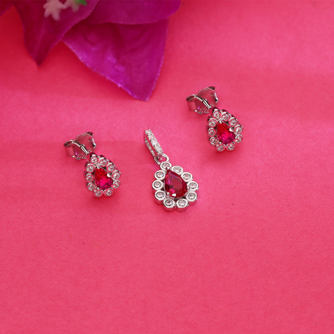 Classic Grace Silver Pendant Set