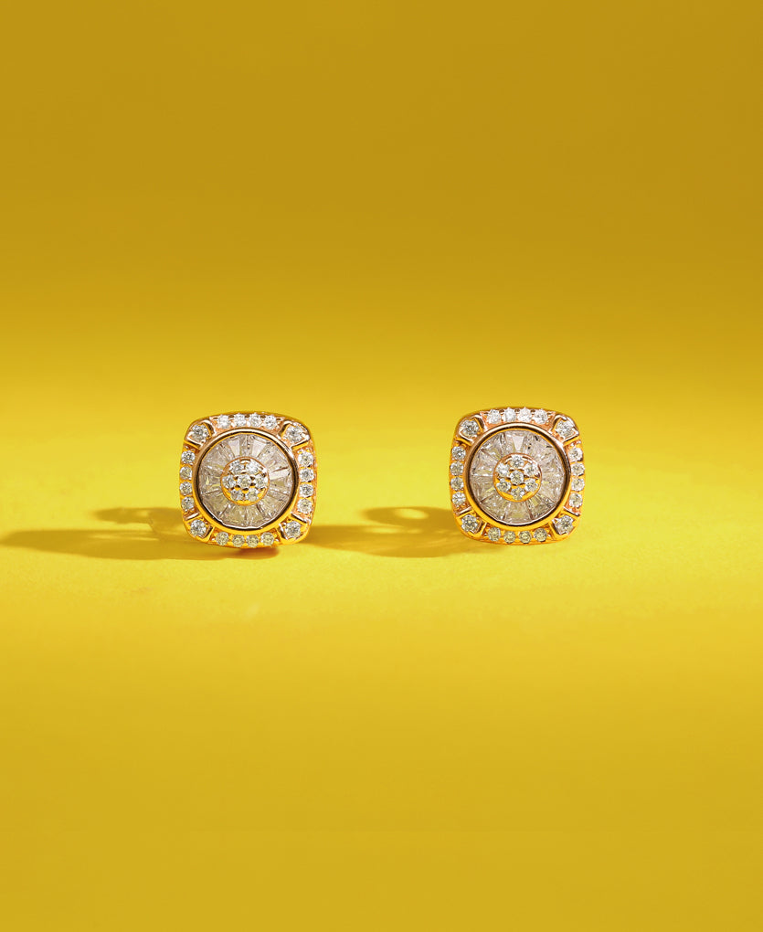 Serene Sparkle Silver Earrings