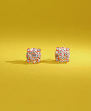 Blissful Beauty Silver Earrings