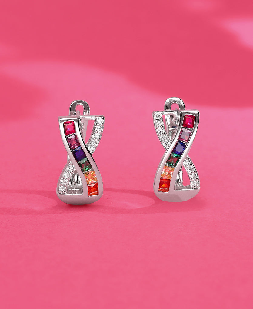 Tassle Twinkle Silver Earrings