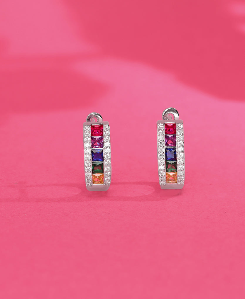 Magnetic Myst Silver Earrings
