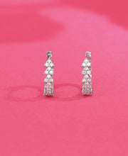 Serene Shimmer Silver Earrings