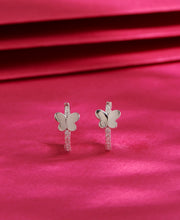 Morpho Marvel Silver Earring