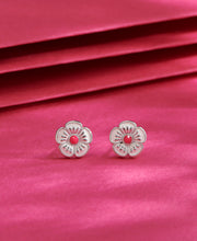 Petal Ensemble Silver Earring