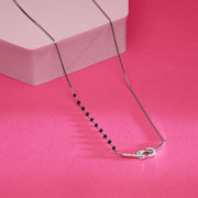 Intertwined Infinity Silver Mangalsutra