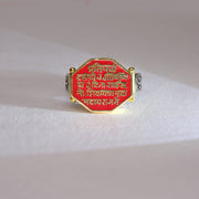 Rajmudra Mens Silver Ring