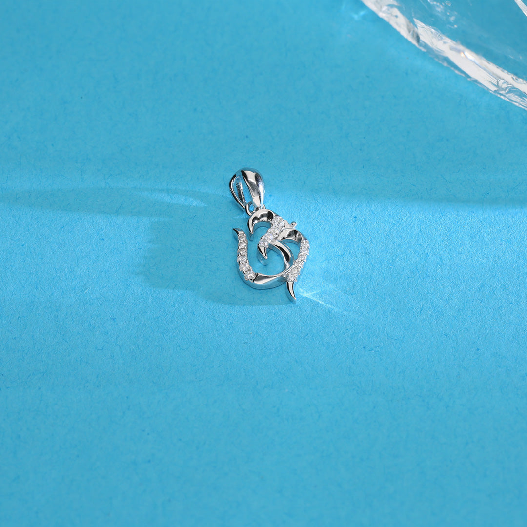 Om Amulet Silver Pendant