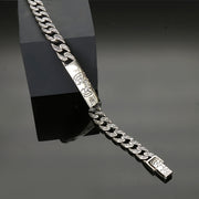 Interlinked Mens Silver Bracelet