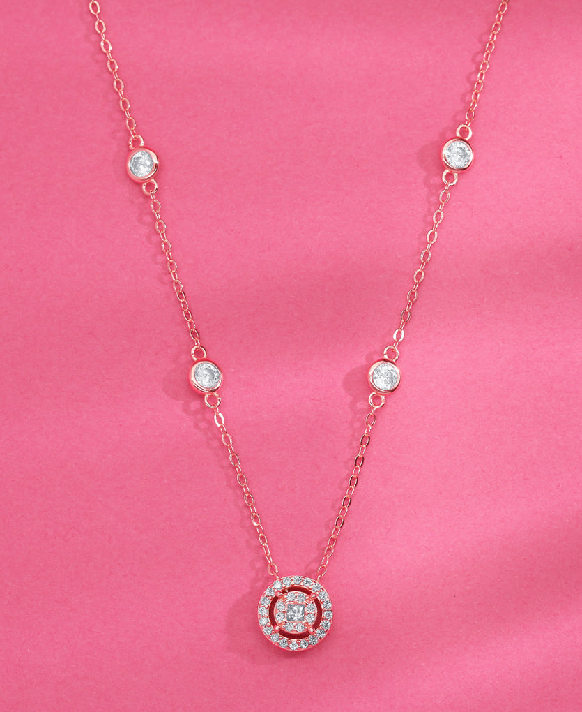 Sophisticated Stone Chain Pendant
