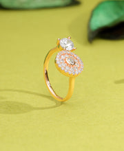 Subtle Beam Silver Ring