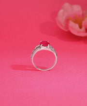 Graceful Gleam Silver Ring